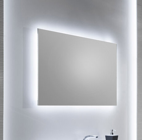 Изображение товара Зеркало Sanvit Кубэ 120 с LED-подсветкой и ИК-выключателем