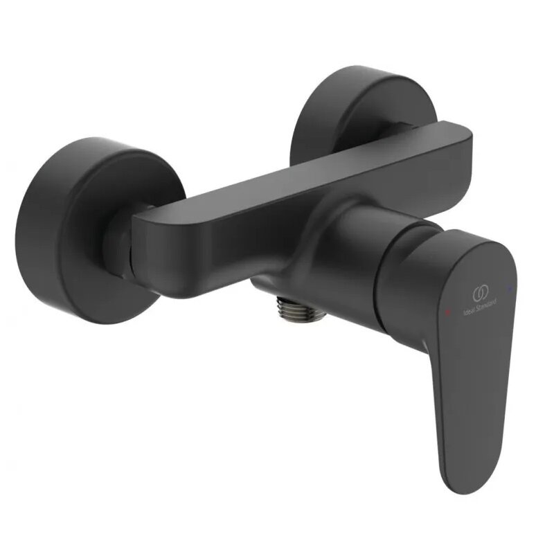 Изображение товара Стенной смеситель Ideal Standard Cerafine O черный матовый для душа Изображение товара Стенной смеситель Ideal Standard Cerafine O черный матовый для душа