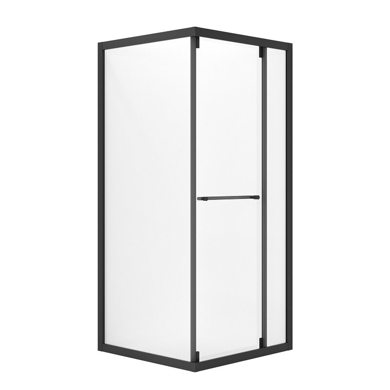 Изображение товара Душевой уголок Niagara Nova NG-6833-34BLACK 90x90 см с прозрачным стеклом и черным профилем