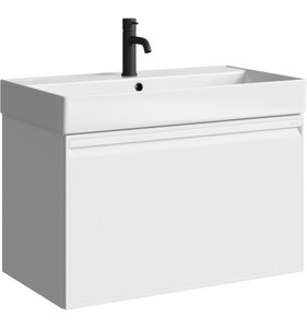 Изображение товара Тумба под раковину Aqwella Pure PUR0108WM 80 см подвесная белый матовый
