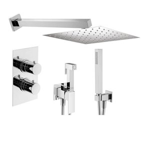 Изображение товара Комплект смесителей Plumberia Selection Tag KITZTGT18QCR, цвет хром глянцевый