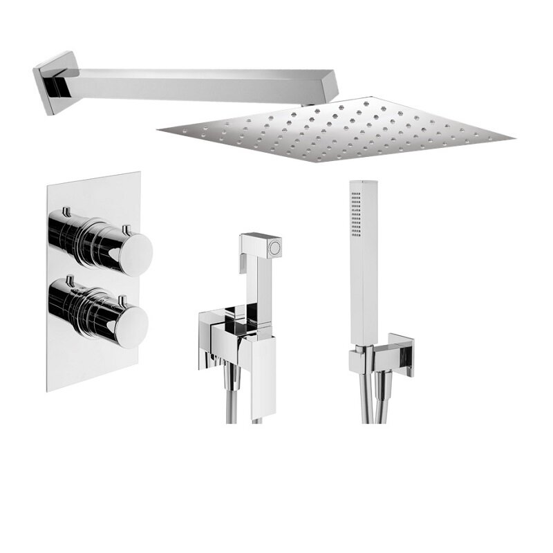 Изображение товара Комплект смесителей Plumberia Selection Tag KITZTGT18QCR, цвет хром глянцевый Изображение товара Комплект смесителей Plumberia Selection Tag KITZTGT18QCR, цвет хром глянцевый