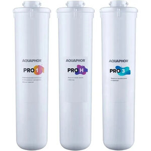 Изображение товара Набор картриджей для фильтра Аквафор Baby H Pro 3 шт белый