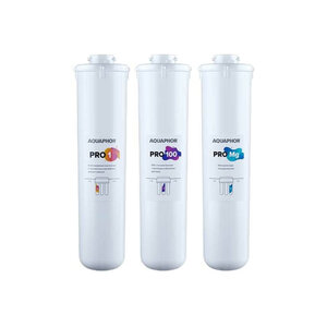 Изображение товара Набор картриджей для фильтра Аквафор Pro1- Pro100 - ProMg 380 л/сутки