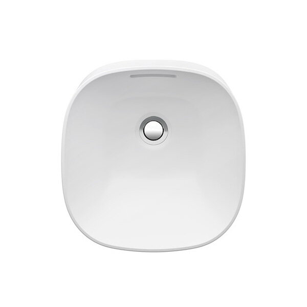 Изображение товара Раковина Laufen Ino 8173010001091 Квадратная белая с переливом