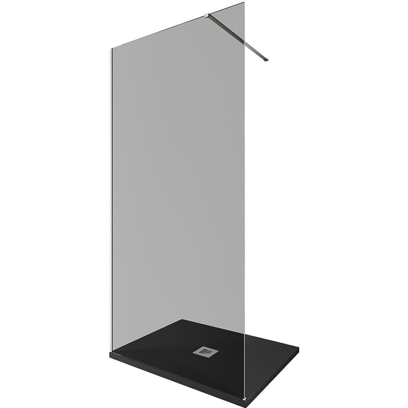 Изображение товара Душевая стенка Allen Brau Infinity 1 Walk In 1000x2000 мм стекло тонированное алюминий