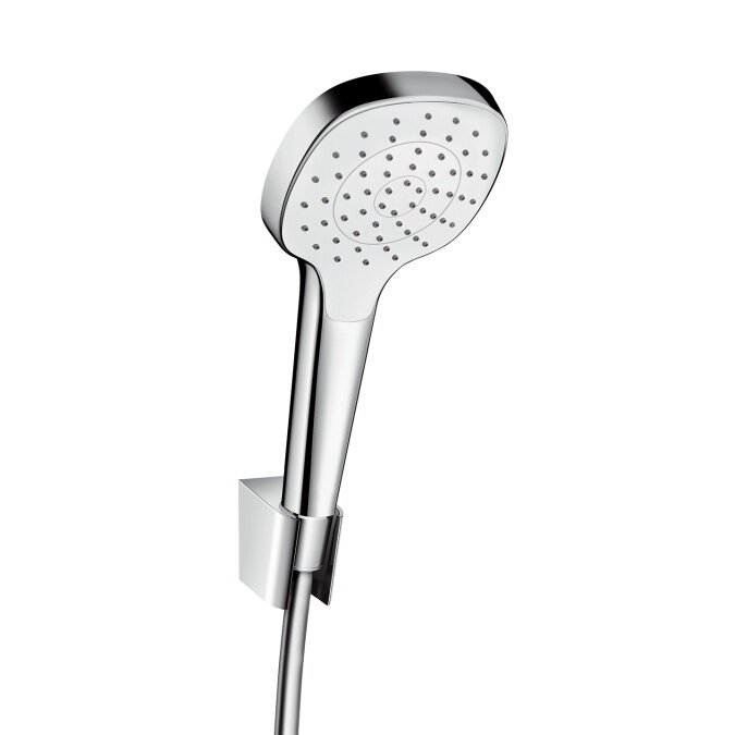 Изображение товара Душевой гарнитур Hansgrohe Croma Select E Vario 3 режима, хром, белый