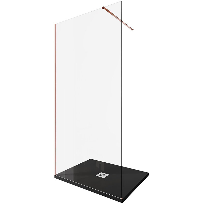 Изображение товара Душевая стенка Allen Brau Infinity 1 Walk In 1000x2000 мм медь браш