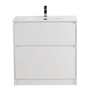 Изображение товара Тумба под раковину BelBagno Kraft 39 KRAFT39-800/390-2C-PIA-BO, 80 см, напольная, цвет Bianco Opaco