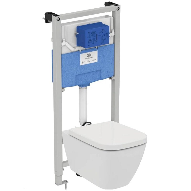 Изображение товара Инсталляция Ideal Standard Prosys 2.0, без кнопки, T461401 с унитазом Ideal Standard i.life B Rimless безободковый c сиденьем микролифт, T468301, комплект, I001401 Изображение товара Инсталляция Ideal Standard Prosys 2.0, без кнопки, T461401 с унитазом Ideal Standard i.life B Rimless безободковый c сиденьем микролифт, T468301, комплект, I001401