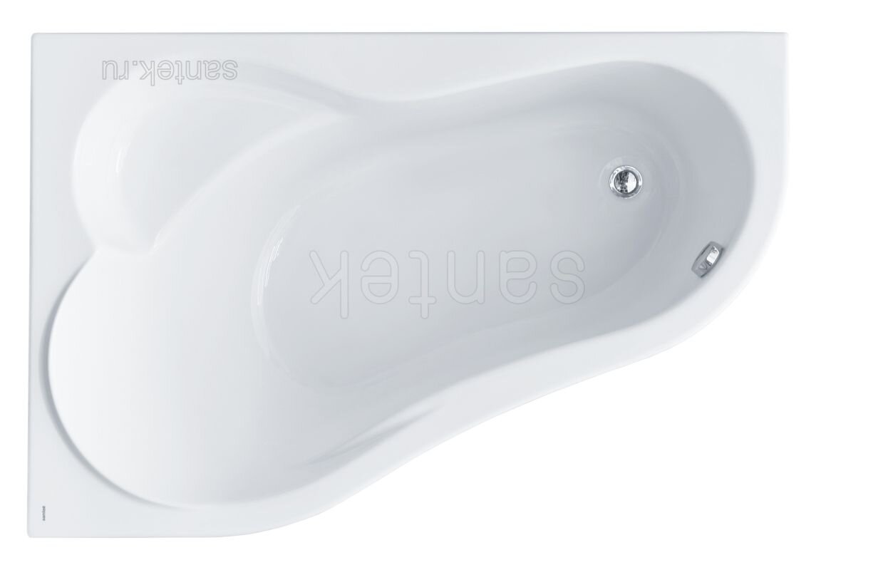 Изображение товара Ванна акриловая Santek Ибица WH112034/WH112035 LR 150 х 100 см Изображение товара Ванна акриловая Santek Ибица WH112034/WH112035 LR 150 х 100 см