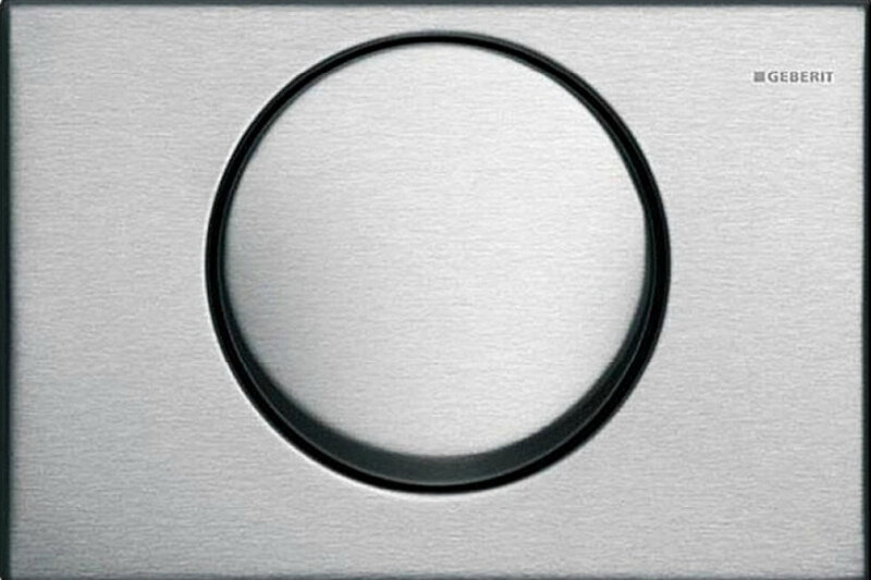 Изображение товара Клавиша Geberit Delta Type 15 115.101.00.1 из нержавеющей стали для унитаза