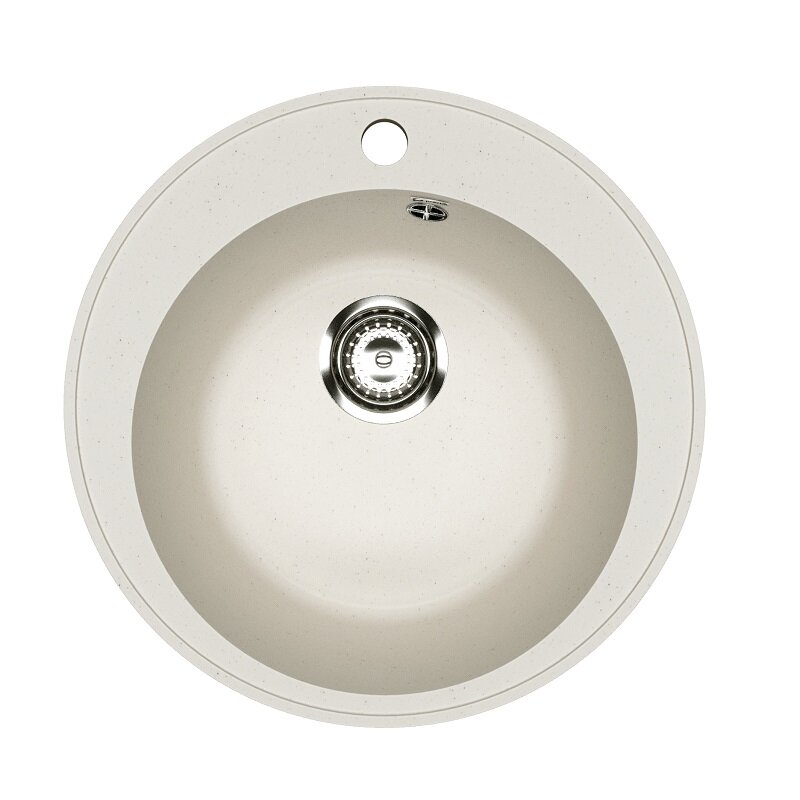 Изображение товара Кухонная мойка Practik PR-M-475-001 47,5 см искусственный камень белый