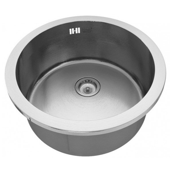 Изображение товара Мойка кухонная Zorg Inox ZR-500 из нержавеющей стали, 1 чаша, диаметр 472 мм