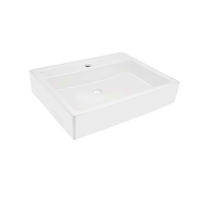 Изображение товара Раковина Jaquar JDS-WHT-25943, прямоугольная, фарфор, белая, 64 см