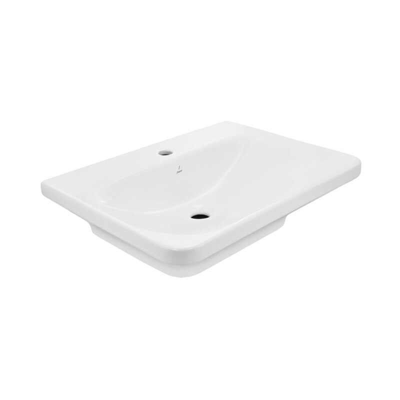 Изображение товара Раковина Jaquar LAS-WHT-91931 60 см фарфор накладная белая современная