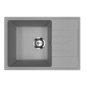 Изображение товара Кухонная мойка Practik PR-M-600-003 60 см из искусственного камня светло-серая