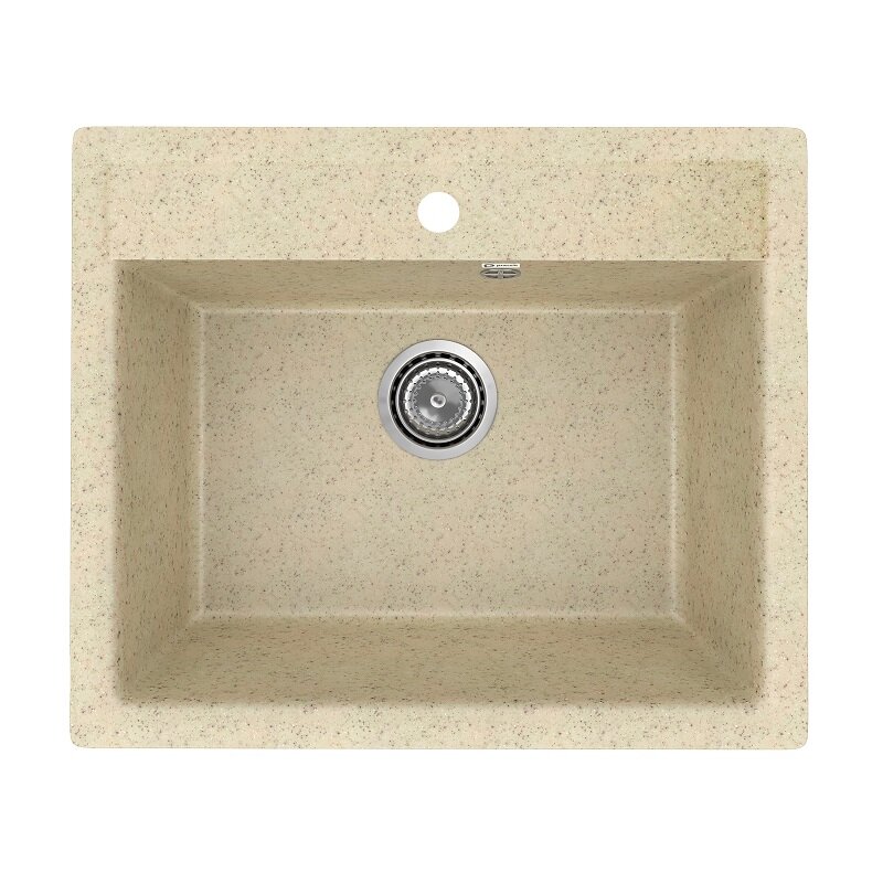 Изображение товара Кухонная мойка Practik PR-M-565-002 56,5 см искусственный камень бежевый