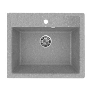Изображение товара Кухонная мойка Practik PR-M-565-003 искусственный камень светло-серая