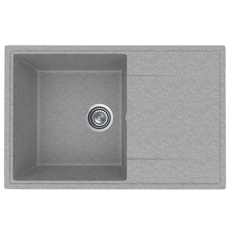 Изображение товара Кухонная мойка Practik PR-M-735-003, 73,5 см, искусственный камень, цвет светло-серый Изображение товара Кухонная мойка Practik PR-M-735-003, 73,5 см, искусственный камень, цвет светло-серый