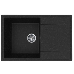 Изображение товара Кухонная мойка Practik PR-M-735-004, цвет черный оникс, размер 73,5 см