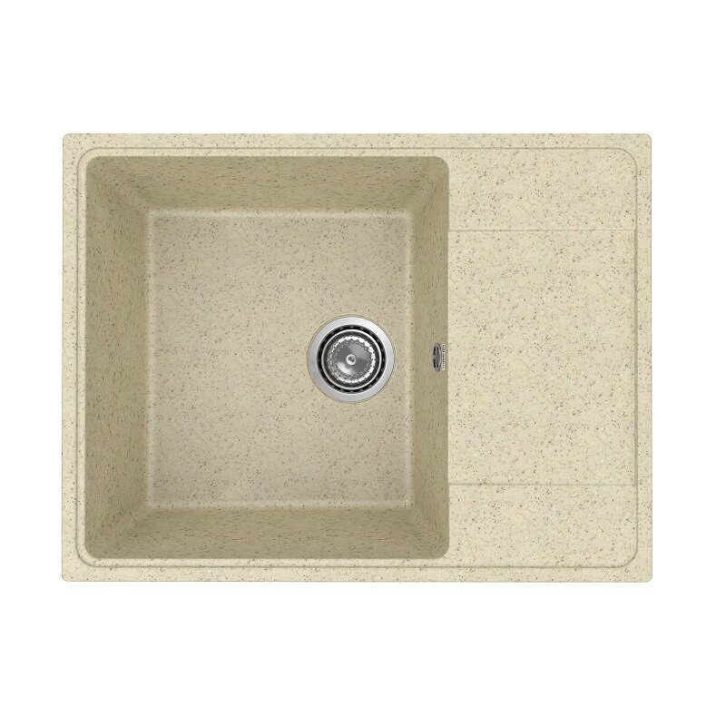 Изображение товара Кухонная мойка Practik PR-M-650-002 65 см искусственный камень слоновая кость