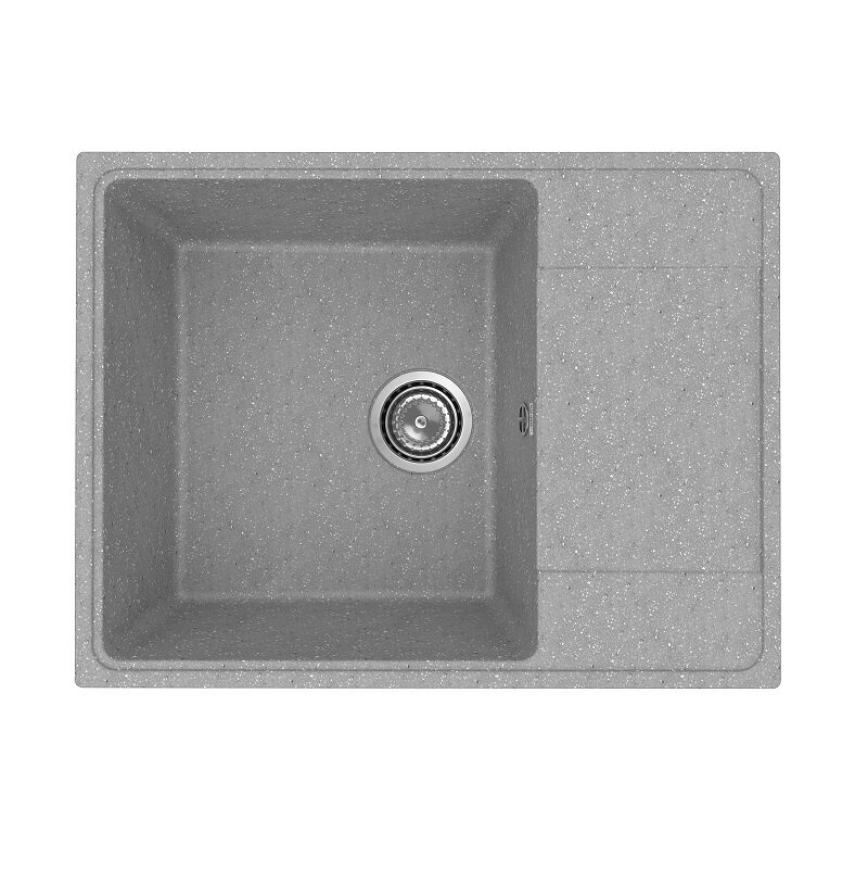 Изображение товара Кухонная мойка Practik PR-M-650-003, 65 см, искусственный камень, цвет светло-серый
