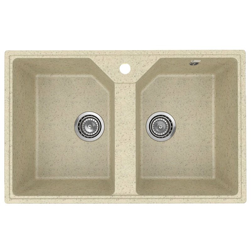 Изображение товара Кухонная мойка Practik PR-M-770-002 77 см искусственный камень бежевый