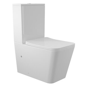 Изображение товара Напольный безободковый унитаз Aqueduto Macio, с сиденьем микролифт, цвет белый, AQDSMAC10