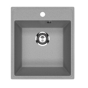 Изображение товара Кухонная мойка Practik PR-M-425-003 из искусственного камня 42,5 см светло-серая
