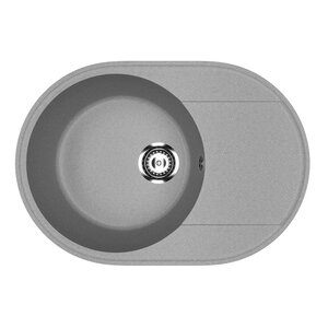 Изображение товара Кухонная мойка Practik PR-M-610-003, 61 см, искусственный камень, цвет светло-серый