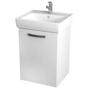 Изображение товара Тумба под раковину Dreja Almi 99.1502, ширина 50 см, белая, напольная и подвесная