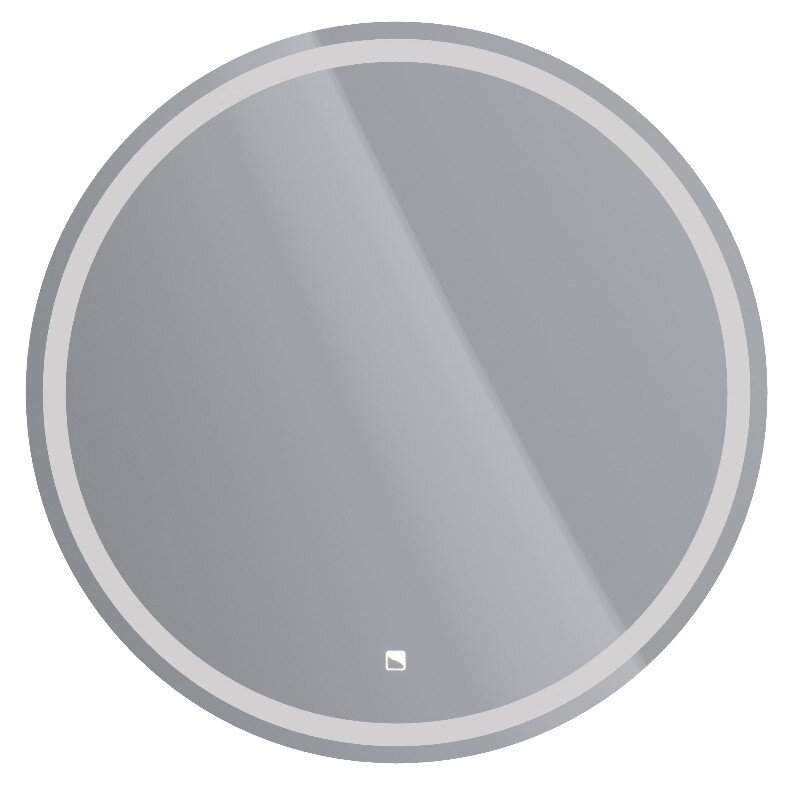 Изображение товара Зеркало Dreja Luno 99.2008 60 см с подсветкой и антизапотеванием белое