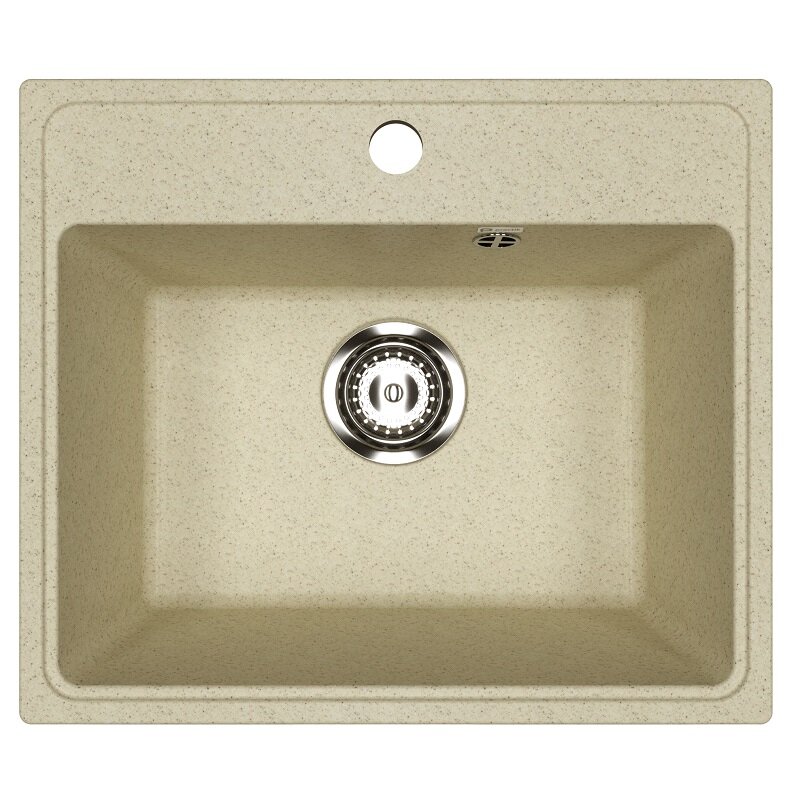Изображение товара Кухонная мойка Practik PR-M-490-002 из искусственного камня 49 см слоновая кость