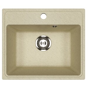 Изображение товара Кухонная мойка Practik PR-M-490-002, 49 см, искусственный камень, цвет слоновая кость