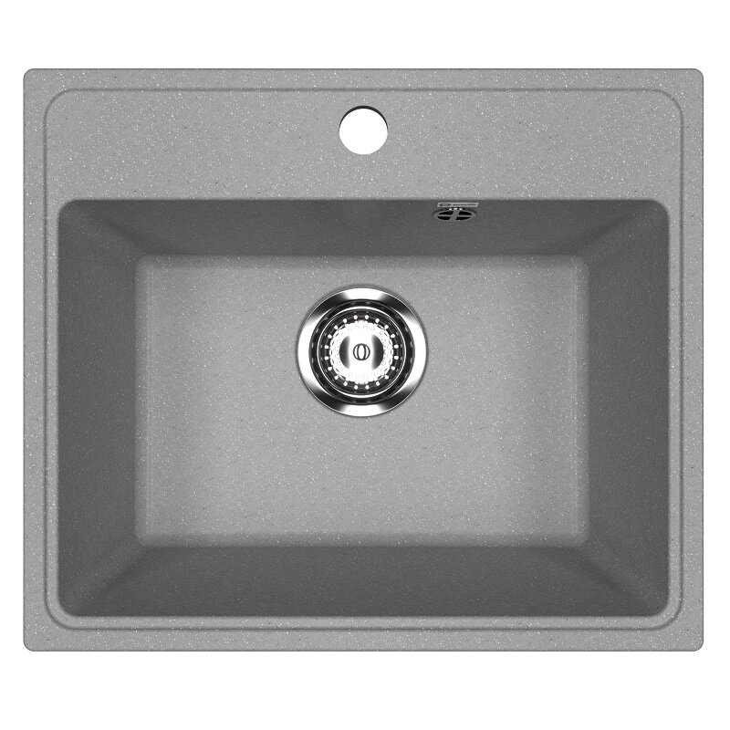 Изображение товара Кухонная мойка Practik PR-M-490-003, 49 см, искусственный камень, цвет светло-серый
