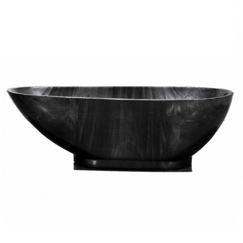 Изображение товара Ванна акриловая Frank F181, 12512,  180 х 85 см, цвет обсидиан