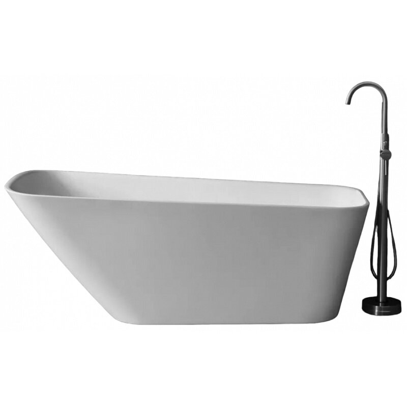 Изображение товара Акриловая ванна Frank F6106 170x80 см белая отдельно стоящая