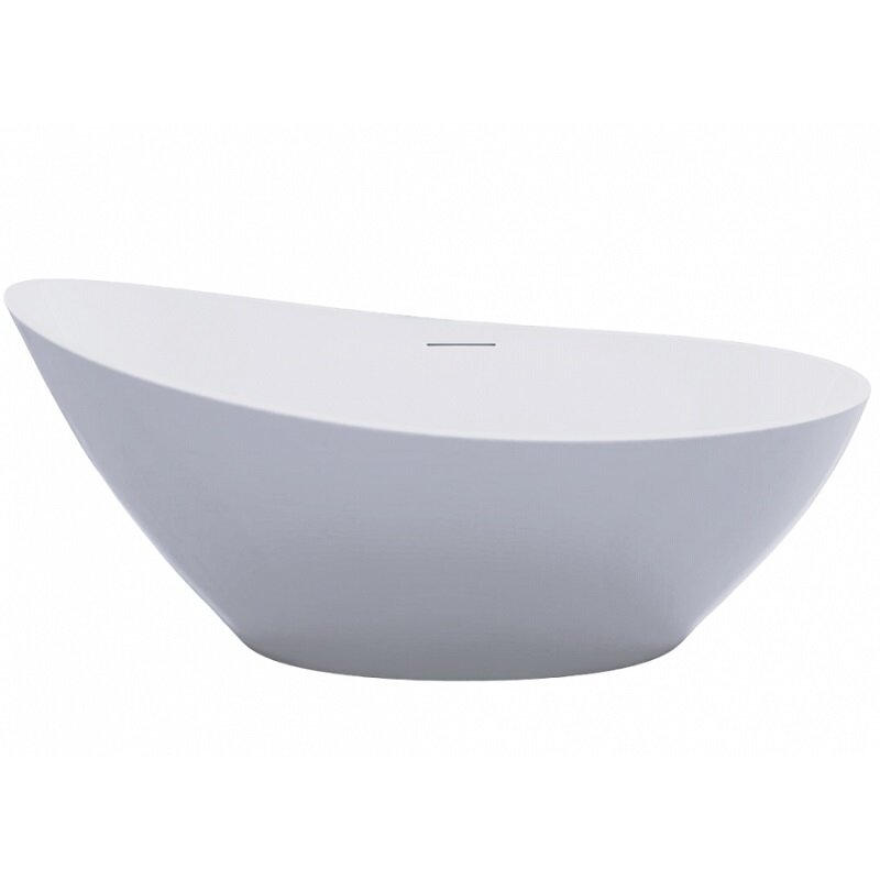 Изображение товара Акриловая ванна Frank F6118 170x80 см белая отдельностоящая современная модель