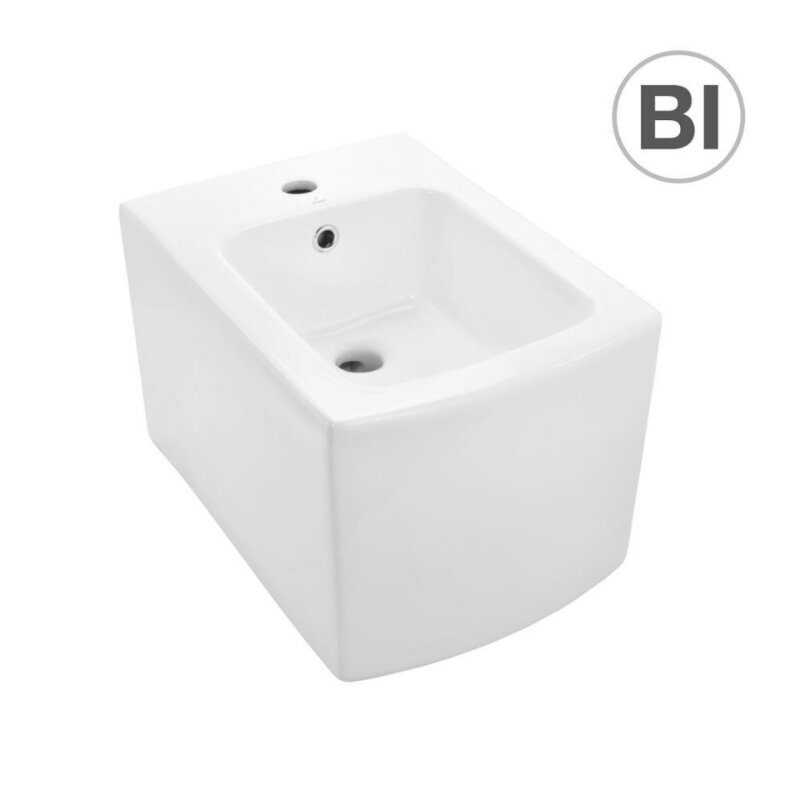 Изображение товара Биде подвесное Jaquar Kubix KUS-WHT-35153, цвет белый