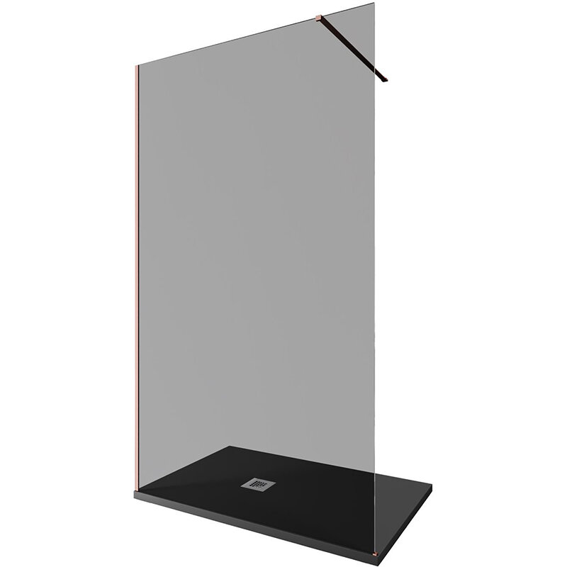 Изображение товара Душевая стенка Allen Brau Infinity 1, Walk In, 120 см, стекло тонированное