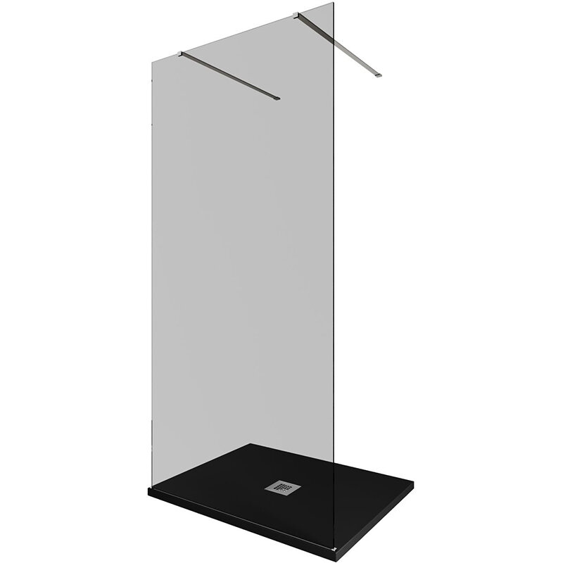 Изображение товара Allen Brau Infinity 2 Walk-In 1000x2000 мм, стекло 8 мм, профиль серебро браш