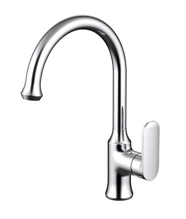 Изображение товара Смеситель кухонный Bravat Opal F7125183CP-RUS, хром, поворотный, 10 лет гарантии