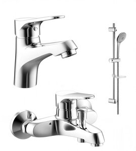 Изображение товара Комплект для ванной комнаты Bravat Eco F00313C