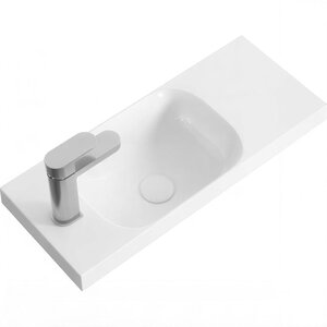 Изображение товара Раковина Aqwella Alba Compact Slim CMPSL.06.04.D, 60 см, белая