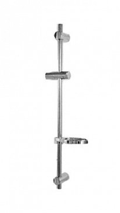 Изображение товара Штанга для душа Bravat с мыльницей, 75 см, хром, D150CP-1-RUS