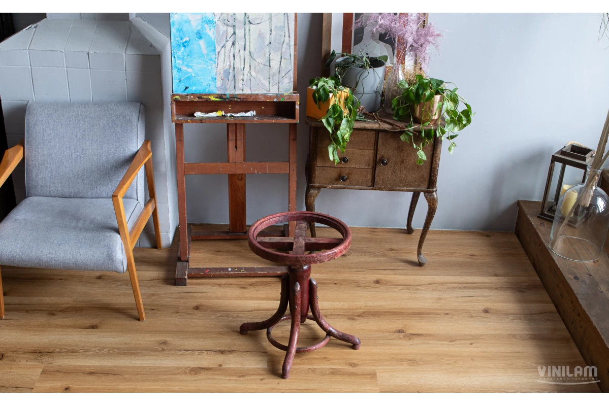 Изображение товара Виниловый ламинат Vinilam Cork Premium 33100 Дуб Мадрид 8 мм замковый