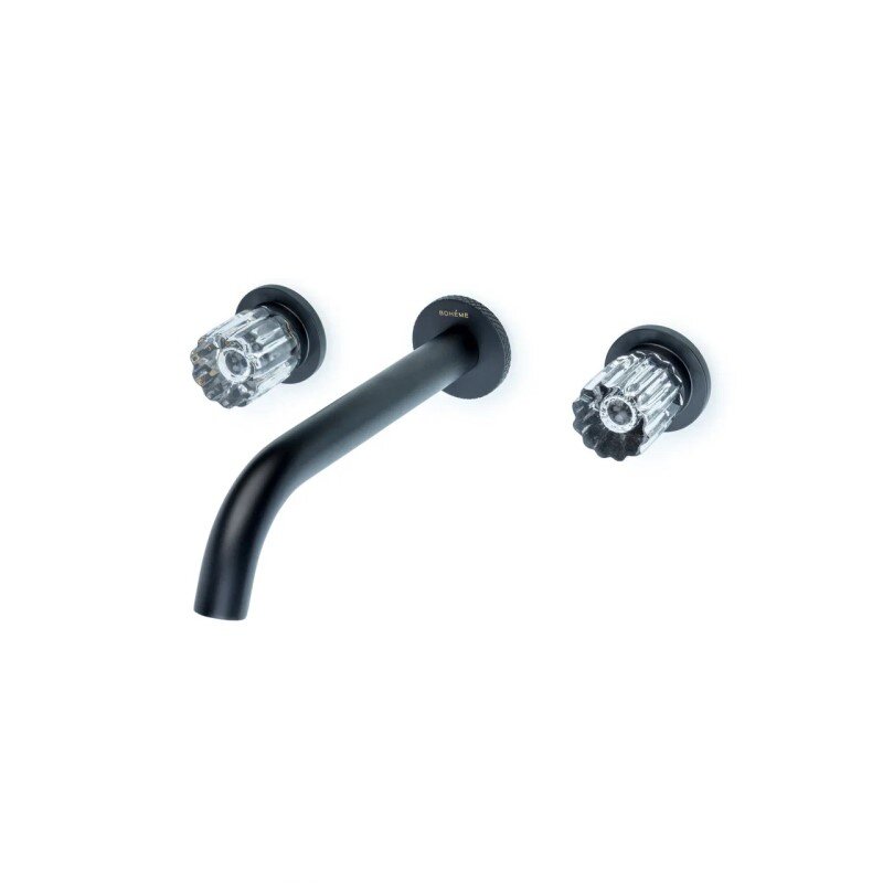 Изображение товара Смеситель для раковины Boheme Elegante 152-2-B-EL встраиваемый черный классика