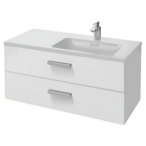 Изображение товара Тумба под раковину Jacob Delafon Vox EB2076-R1-N18 100 см белый меламин