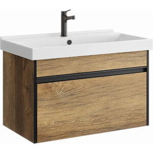 Изображение товара Подвесная тумба под раковину Aqwella Urban 80 см дуб балтийский ЛДСП